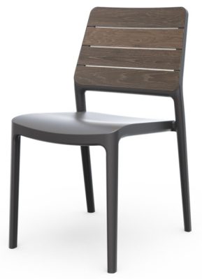 Keter DECO PORTO kerti szék – walnut / grafit