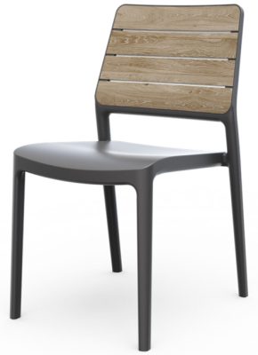 Keter ECO PORTO kerti szék – ashwood / grafit