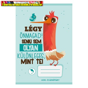 Leckefüzet és üzenőfüzet pd kisalakú 40 lapos Légy önmagad!