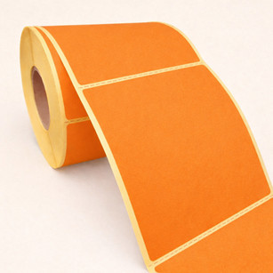 101,6x152,4mm direkt THERMO NARANCS címke 500 db/40gy + RITZ futárcímke, raklapcímke