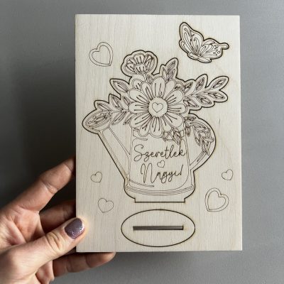 Virágos ajándékkártya - A5