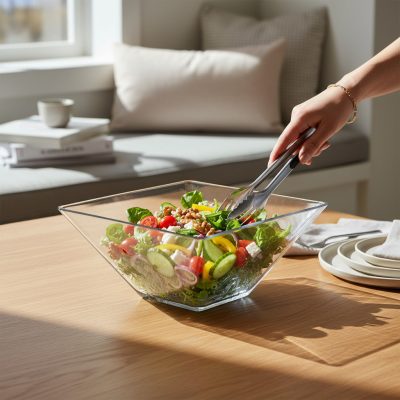 Modi üveg salátástál 25 cm 2,8 literes, sorolható