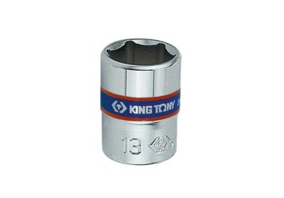 KING TONY Dugókulcs, 1/4", 6 szög, 12 mm