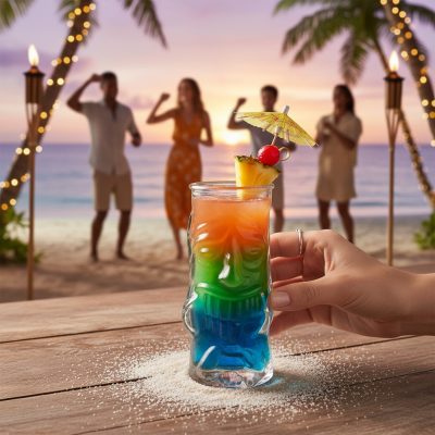 Pense koktélos pohár 440 ml, 4 db-os csomag