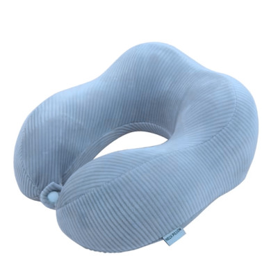 Necked kék memóriahabos nyakpárna