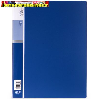 Deli Bemutatómappa (iratvédő), 10 zsebes, A4, kék 5001