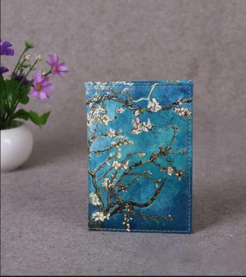 Útlevéltartó tok virágos