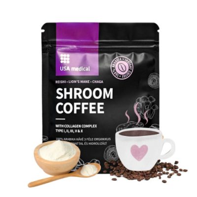 SHROOM COFFEE kollagénes gombakávé – 3 féle gombával