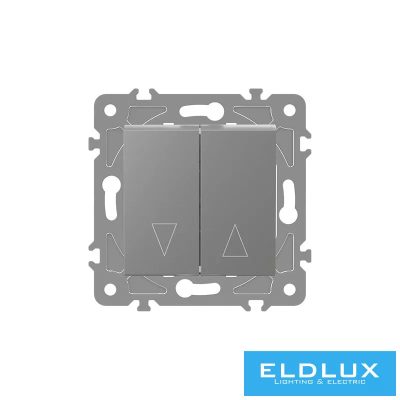 ELDGROUND Redőnykapcsoló Ezüst