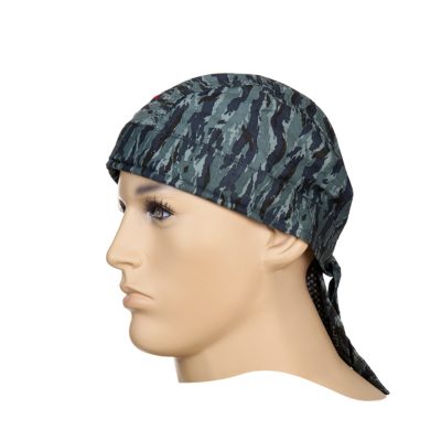 Hegesztő fejkendő Weldas 23-3602 égésálló vadmintás pamut