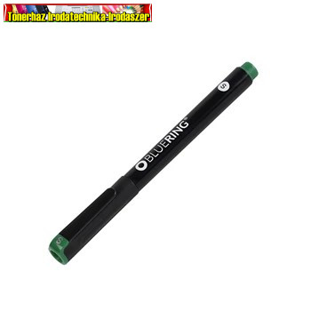  Bluering® Rostirón, tűfilc alkoholos 0,4mm, OHP S zöld