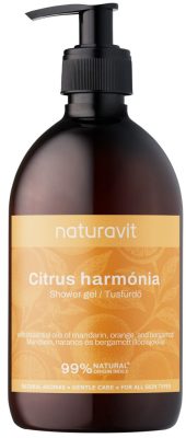 Naturavit Citrus harmónia pumpás tusfürdő 450 ml (24/karton)