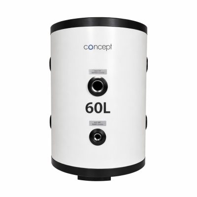 CONCEPT puffertároló, INOX, csőkígyó nlk, álló/fali, párazárt PUR szig, 6/4”, 60l