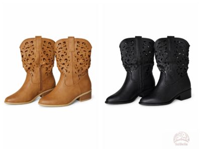 Női Lézervágott Bokacsizma – Kényelmes, Stílusos, Minden Napra