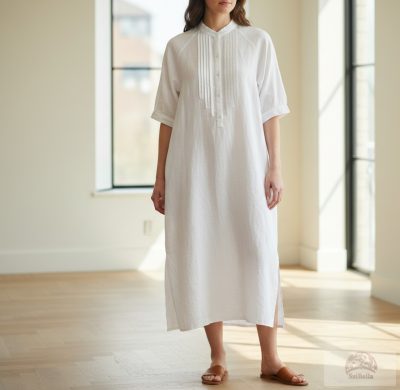 KIÁRUSÍTÁS 80%!!! Kristensen Du Nord lenvászon ingruha