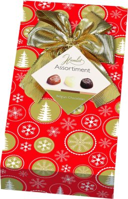 Hamlet Karácsonyi Praliné Válogatás (piros, arany) 125g
