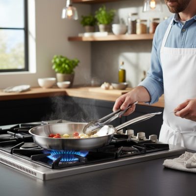 de Buyer Prim Appety rozsdamentes acél Serpenyő 28 cm