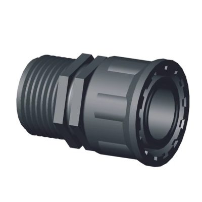 Szelepkötő egyenes idom 1" hollander x 1" KM