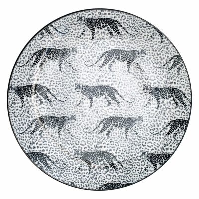 Lapostányér 15 cm leopard WILD - VERLO, 12 darab/csomag