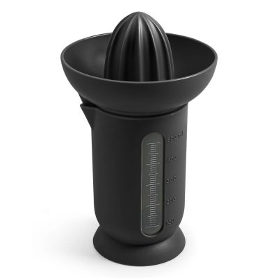 UFO citrusfacsaró kancsóval, 0,5 l, fekete / BLIM PLUS