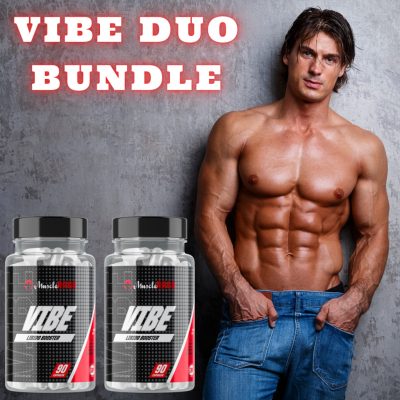 VIBE DUO BUNDLE - Felfokozott Tesztoszteron Szint, Izomépítés, Libidó, & Hangulat - 180 Kapszula - Muscle Rage
