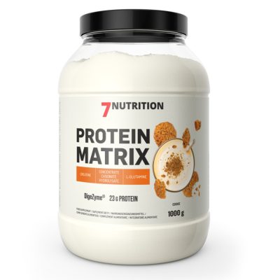 PROTEIN MATRIX 1000g - 4az1ben Fehérje Mátrix - Tejsavófehérje, Kazein, Marhakollagén, Tejfehérje - Hozzáadott Kreatin - 1KG - 7Nutrition