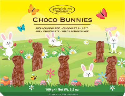 Excelcium Húsvéti Tejcsokoládé nyuszik 100g