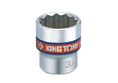 KING TONY Dugókulcs, 3/8", 12 szög, 19/32"