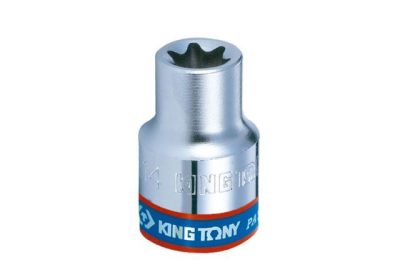 KING TONY Dugókulcs, 3/8", TORX-E, E 6