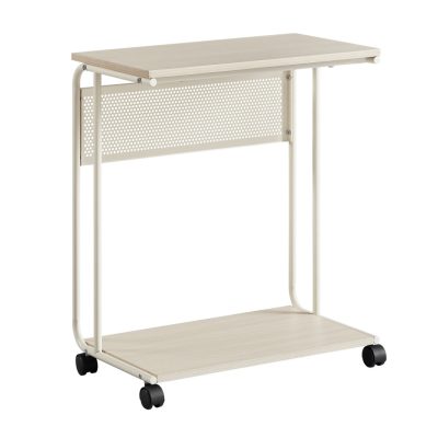 C-alakú kerekes oldalasztal 55x34x66cm bézs