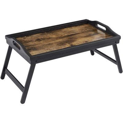 Reggelizőtálca, összecsukható bambusz lábakkal