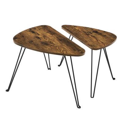 2 db-os oldalsó asztal, kis dohányzóasztal