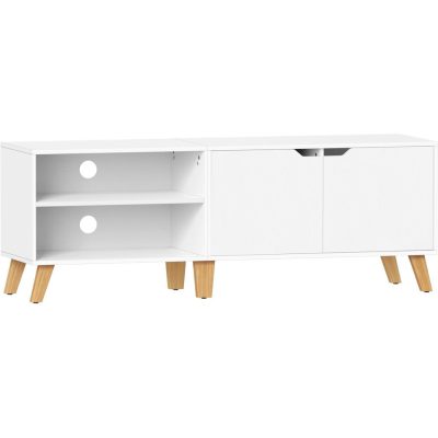 TV szekrény 2 ajtóval, 40 x 140 x 50 cm, fehér