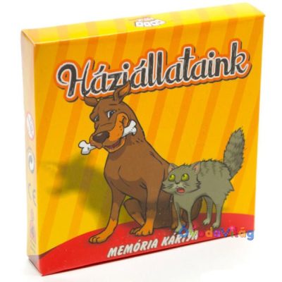 Memóriajáték: Háziállatok