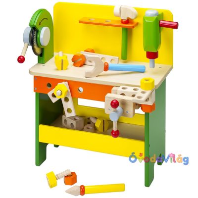 Fa játék munkapad köszörűvel (M)