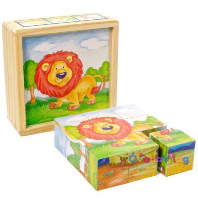 Mesekocka 9 db-os oroszlános