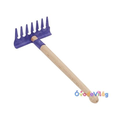 Kerti szerszám - 20 cm-es kék gereblye
