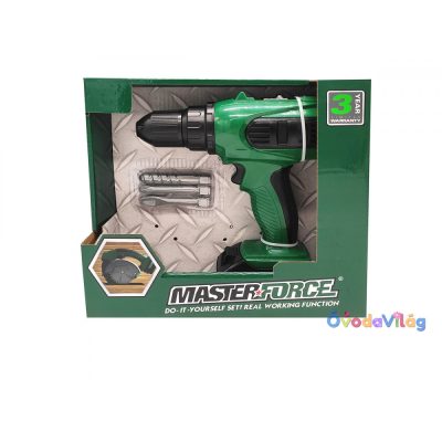 Játék fúrógép elemes