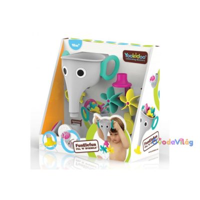 Yookidoo! Mókás elefántos tölcsér fürdőjáték (szürke)