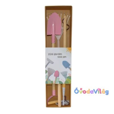 Kerti szerszámok pasztell rózsaszín