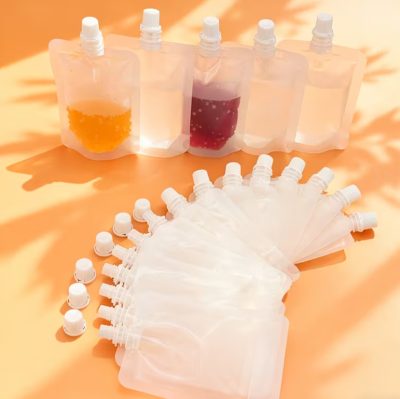  Újratölthető 3 db-os kozmetikai tasak, palack 100ml 