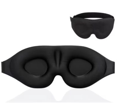 3D alvómaszk fekete 