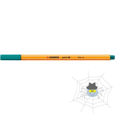 STABILO Point 88 rostirón, tűfilc 0,4 mm - türkiz