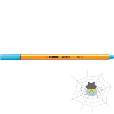 STABILO Point 88 rostirón, tűfilc 0,4 mm - azúrkék
