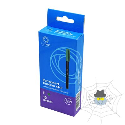 Bluering® F rostirón, tűfilc alkoholos 0,5 mm, OHP - zöld