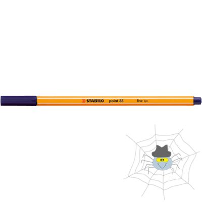 STABILO Point 88 rostirón, tűfilc 0,4 mm - éj kék