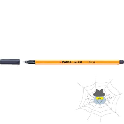 STABILO Point 88 rostirón, tűfilc 0,4 mm - szürke