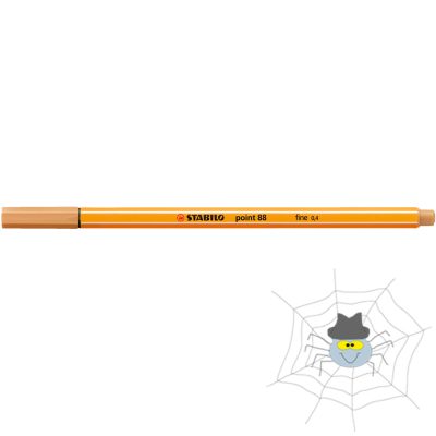 STABILO Point 88 rostirón, tűfilc 0,4 mm - okkersárga