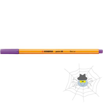 STABILO Point 88 rostirón, tűfilc 0,4 mm - sötétlila