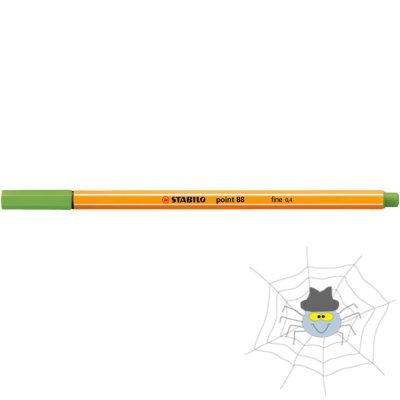 STABILO Point 88 rostirón, tűfilc 0,4 mm - almazöld